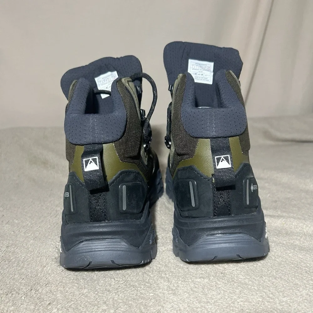 The North Face Offtrail Gore-Tex Mens Size 9 Hiking Boots Olive Green Black